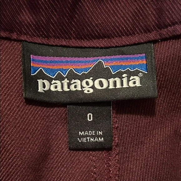 Patagonia Escala Rock Pants Dark Current Outdoor Climbing Hiking Cotton Size 0 - Picture 3 of 8